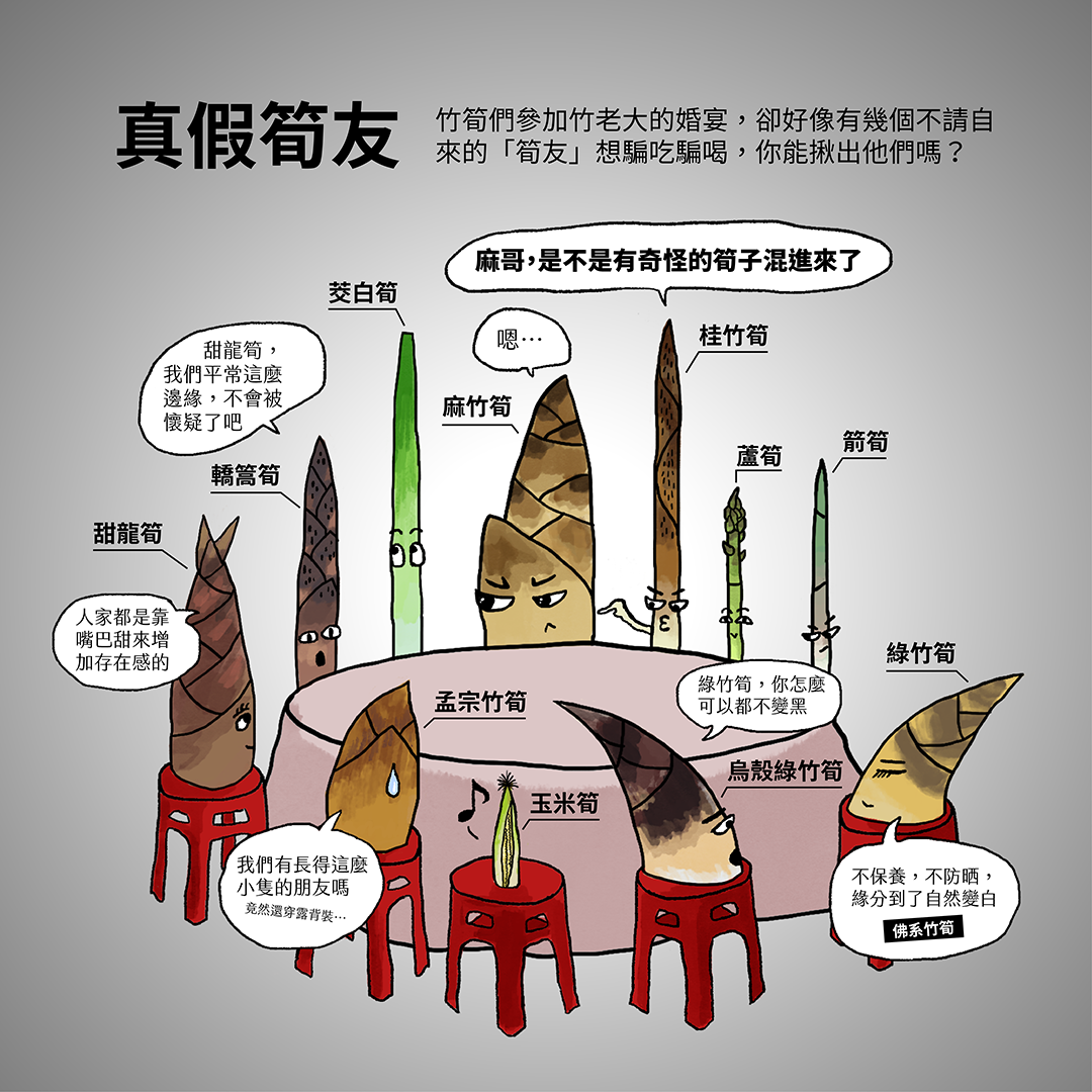 竹聯幫」真假筍友，你指認得出幾個？ - 農傳媒