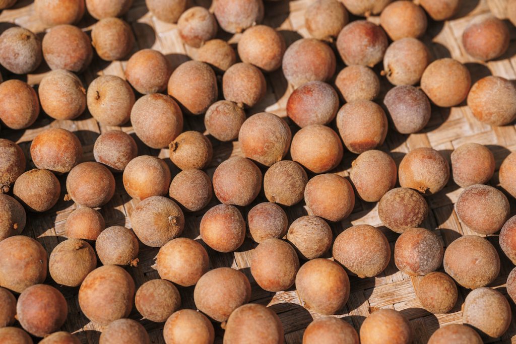 自家晒的桂圓乾可以做酒釀桂圓麵包,也可以用在甜米糕以及熬煮桃膠煲湯,來自嬸嬸家門口那顆七十歲的老龍眼樹,濃縮了家族記憶的甜蜜。