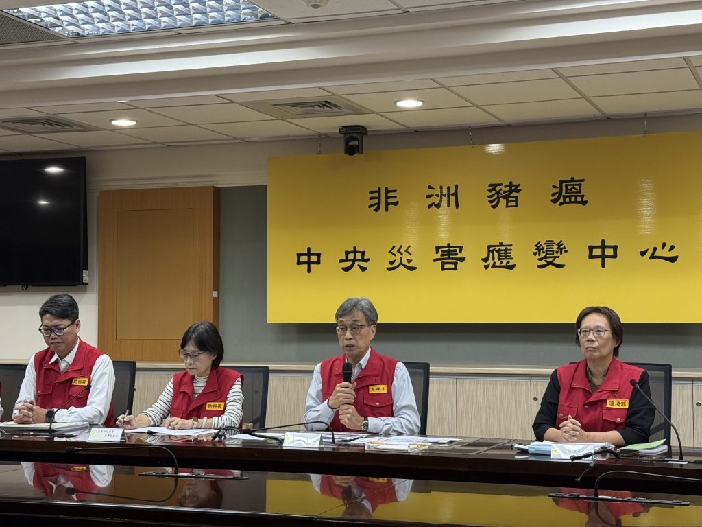 陳駿季痛批臺中市府今日私自進入案例場進行清消的魯莽行為恐影響檢測時程及結果。