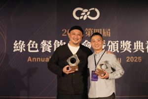 張文騰(右)跟李易晏(左)成為 2025 GDG 年度大使。(攝影/孫維揚)