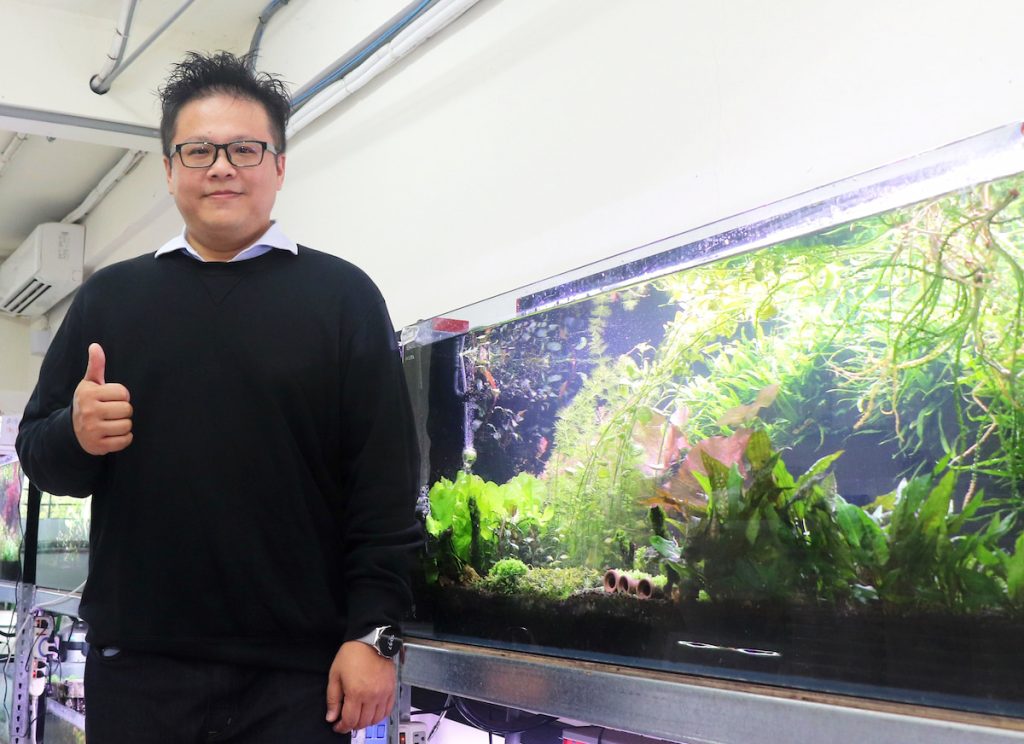 蔡俊彥深耕業界二十多年,對水草始終熱情不減。