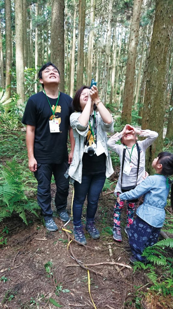 2019年參與測試體驗活動的一家人。(圖片提供/斯創教育工作群)