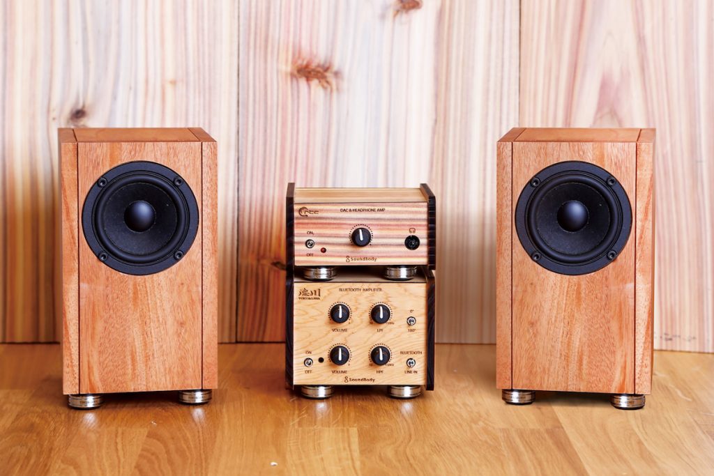 桃花心木常用於製作音響、樂器等,國內也有業者運用國產大葉桃花心木製作揚聲器。(圖片提供/德川音箱)