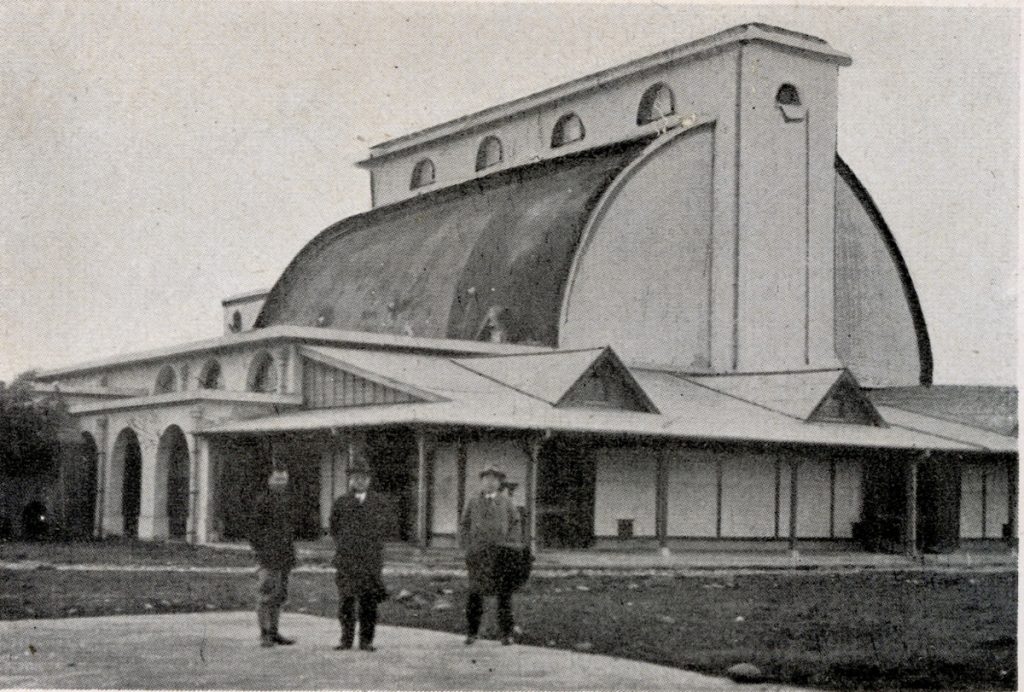 日治時期位於彰化的米穀倉庫(1929年)。(圖片提供/國立臺灣大學圖書館)