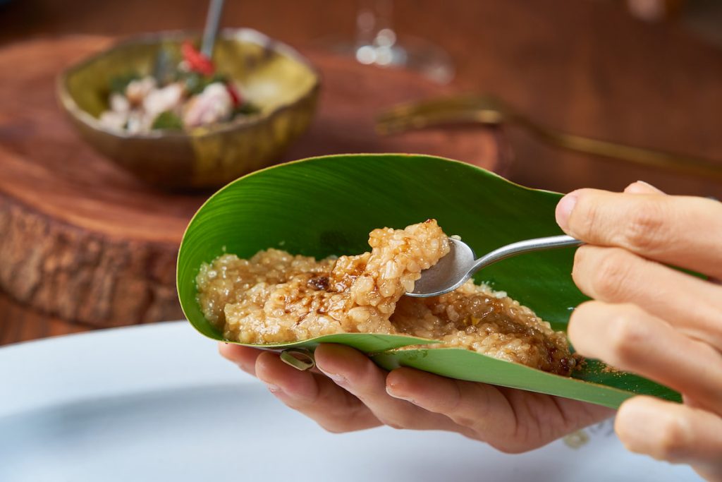 月桃紅糖酒香糯米糰