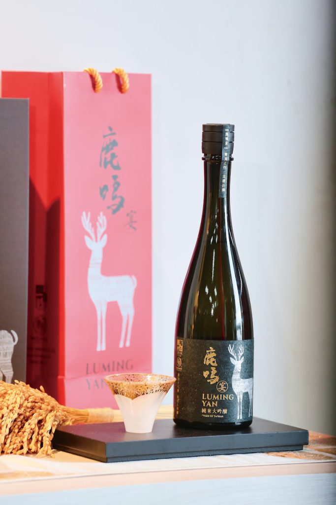 臺南16號製成純米大吟釀帶有果香。(攝影╱林怡均)