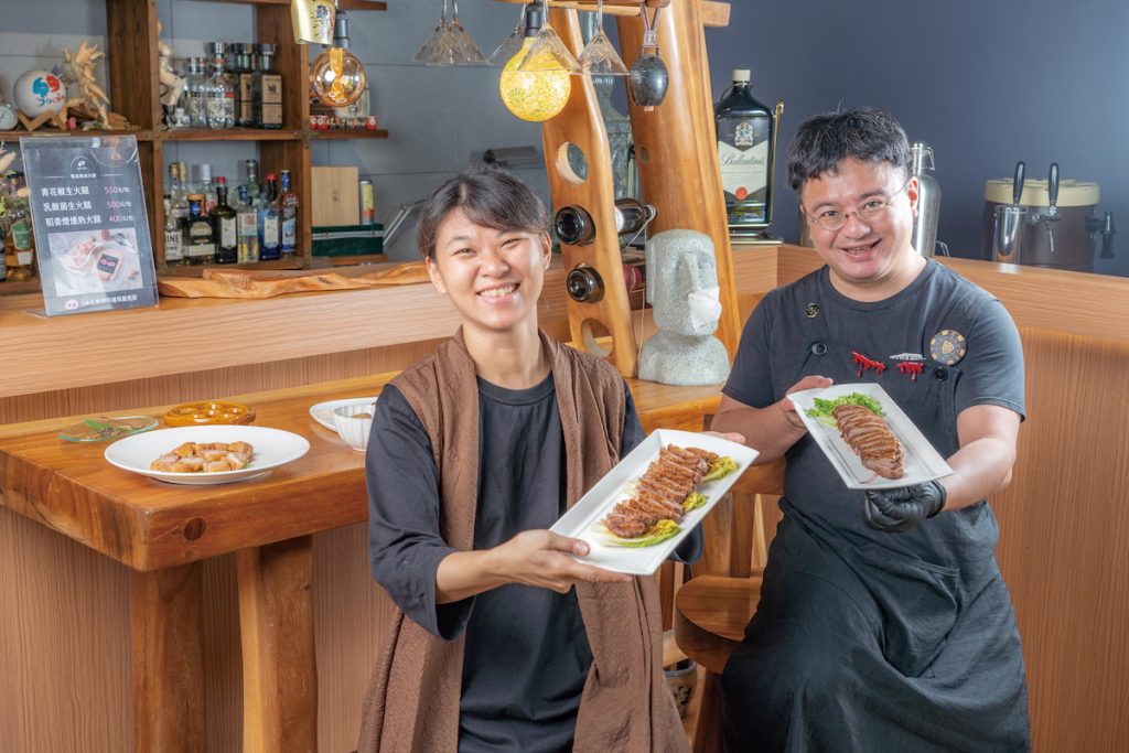 吼呷希望把熟成肉品作為臺灣「地肉」範例。