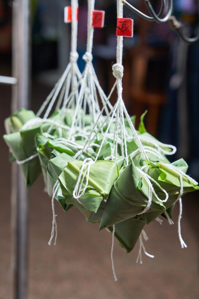 野薑花粽只有掌心大小,吃起來清爽不負擔。