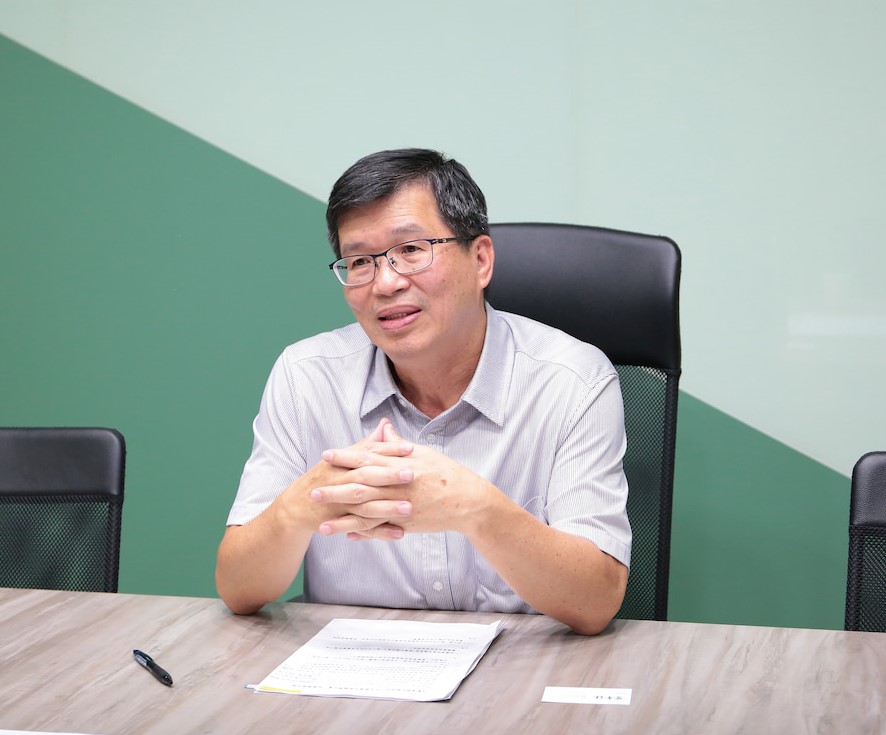 農糧署副署長黃昭興透露,促成濕莢花生交易的關鍵為客觀的計價標準。(攝影/黃虹淇)