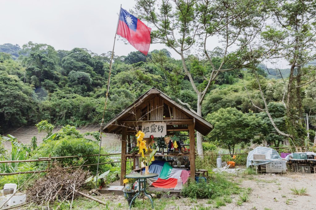 司馬限部落的祖靈坊。