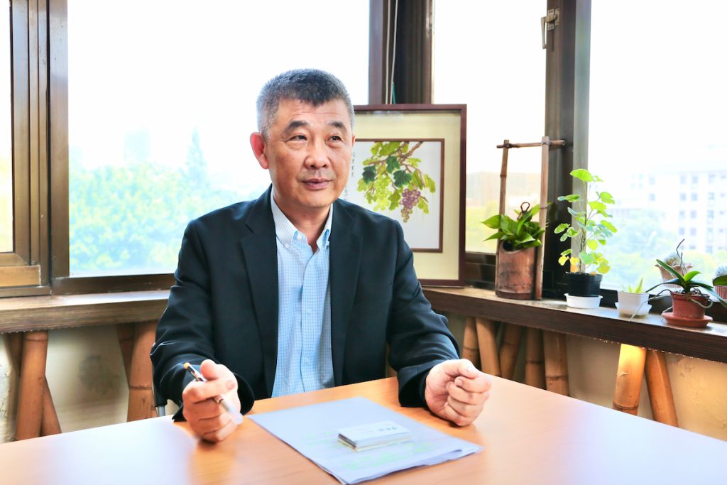 農業部畜牧司副司長周志勲表示,洗選蛋逐顆噴印政策的深化,關鍵在於強化溯源。(攝影/林怡均)