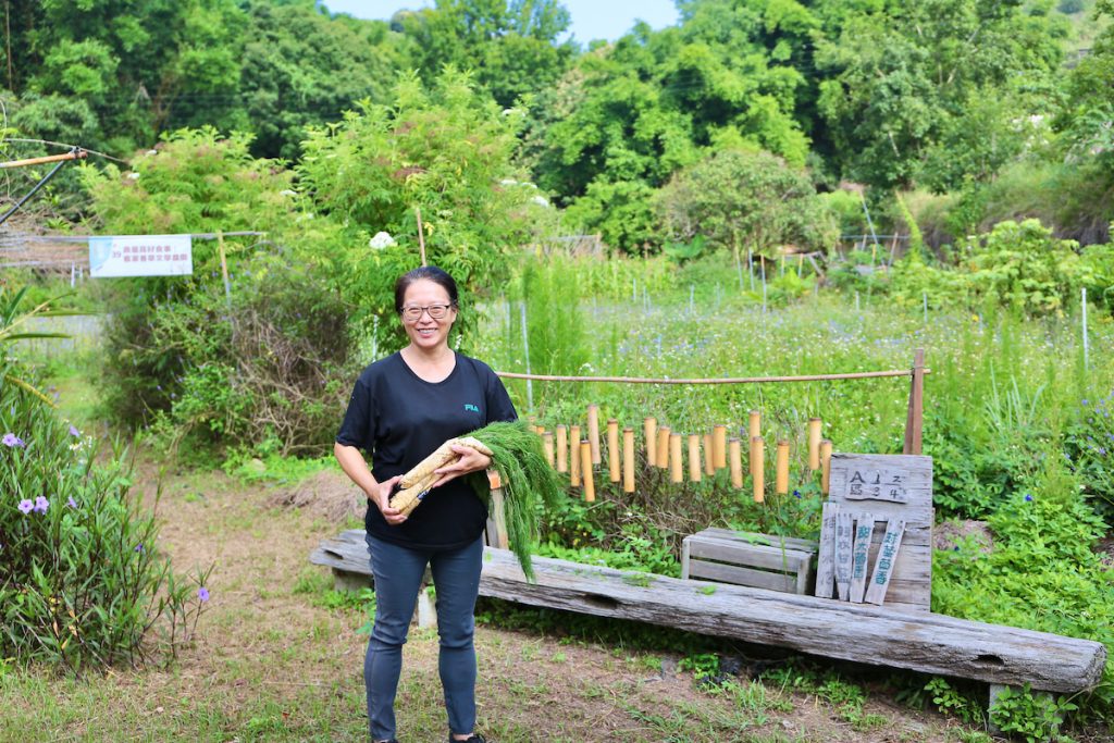 張淑玲希望農產作為導遊，引領消費者認識客家山城。